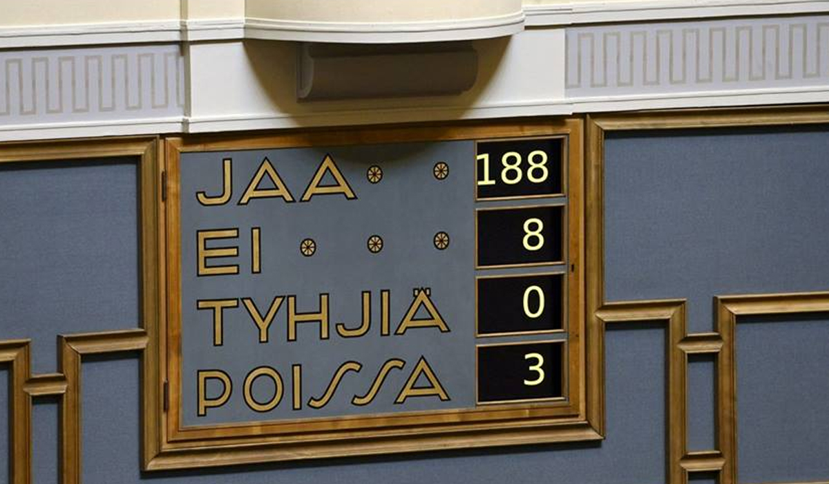 Finnish Parliament Votes to Join NATO